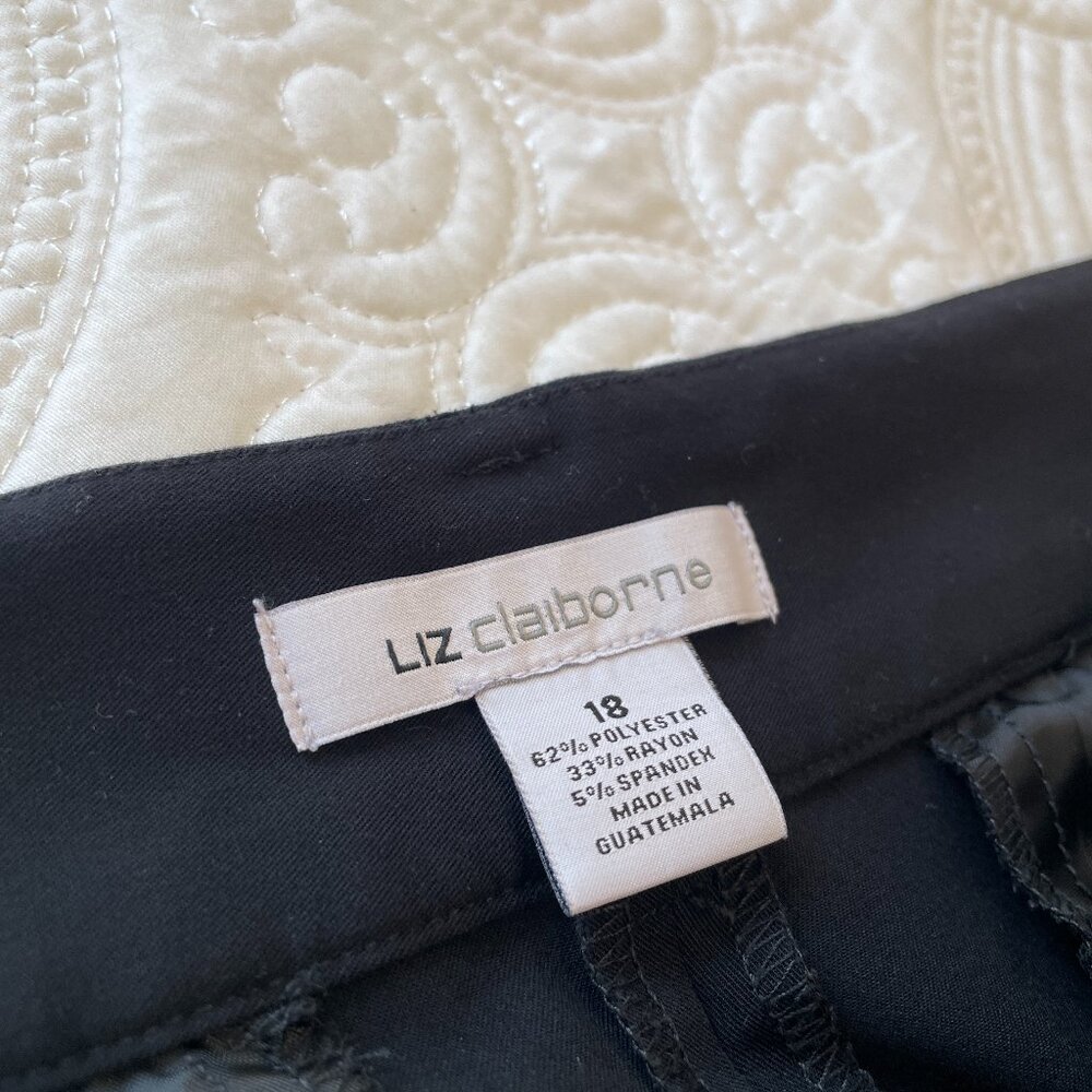 Liz Claiborne straight‑leg dress trousers